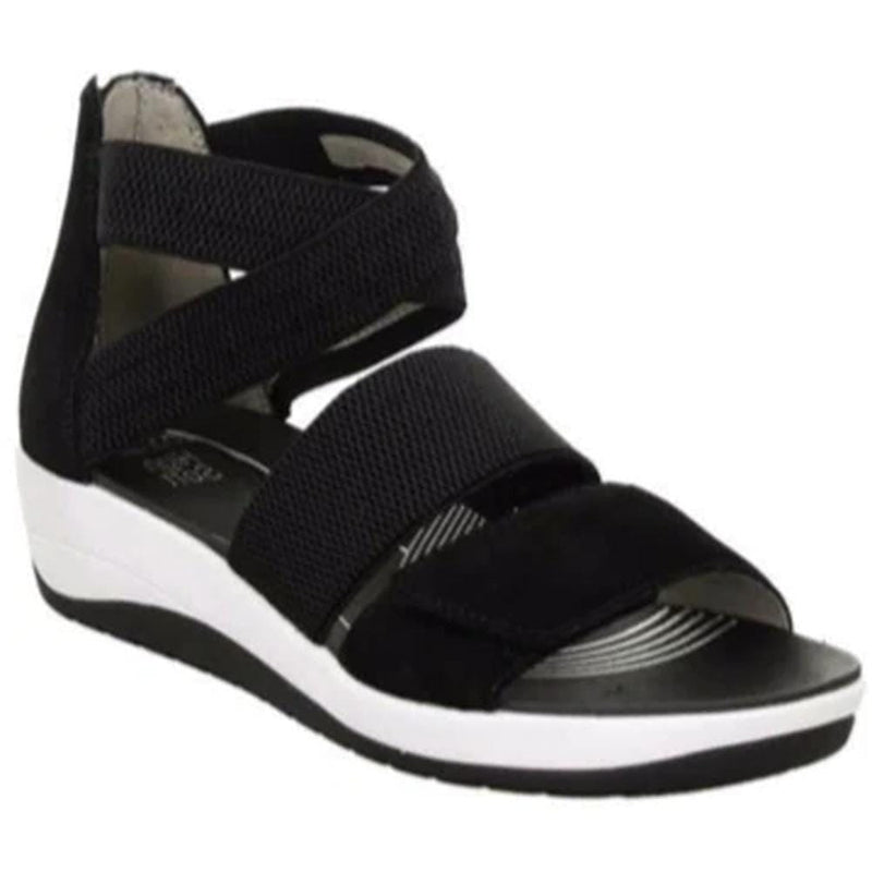 Ara Naples Sandal Womens Shoes Black Velour