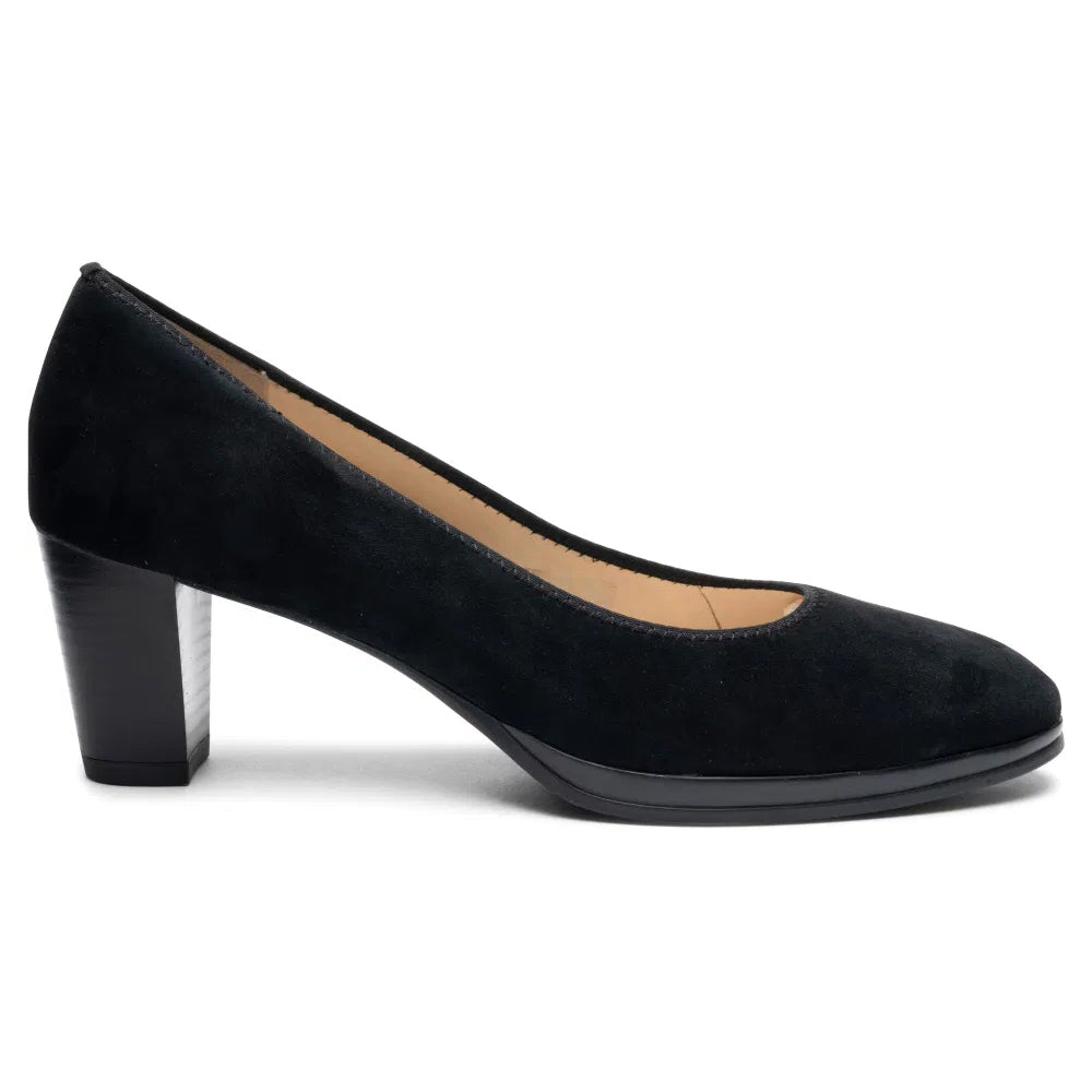 Ara Ophelia Black Suede 3 inch heel