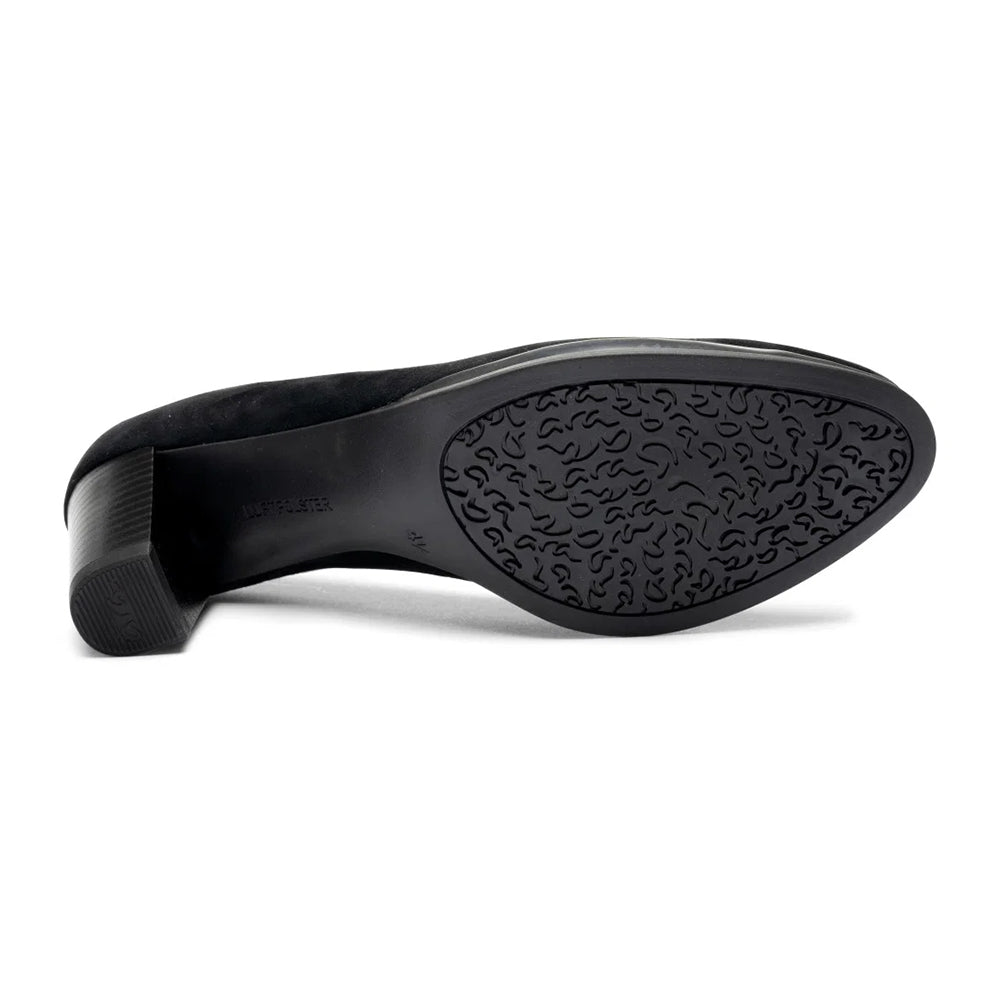 Ara Ophelia Black Suede 3 inch heel