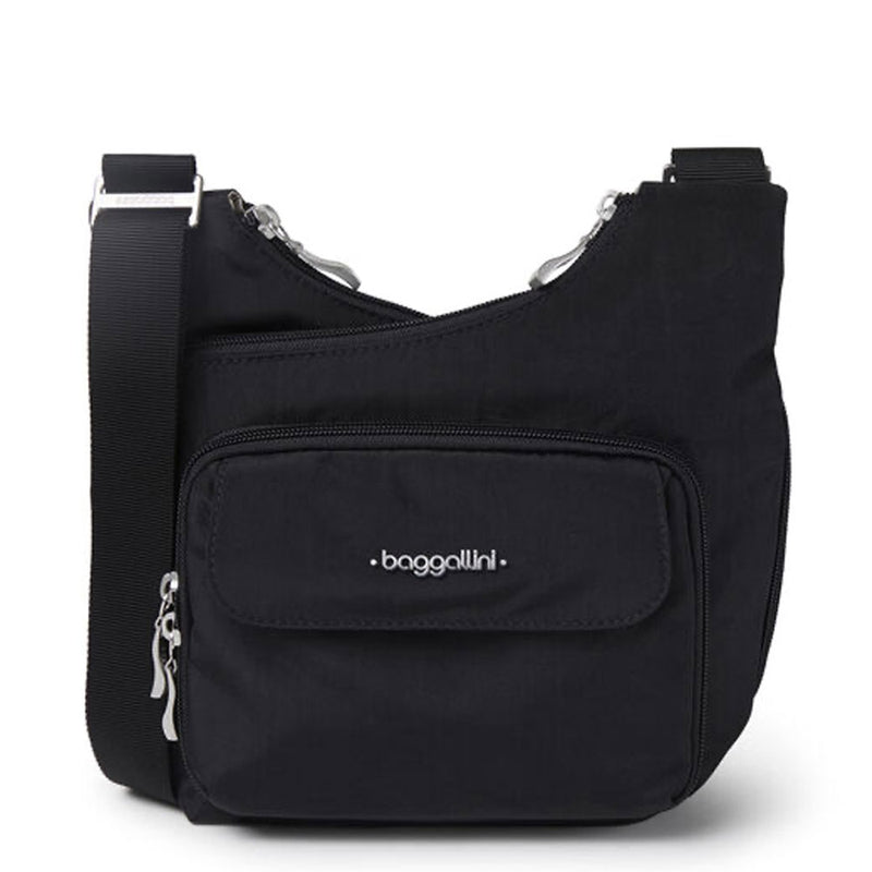 Baggallini Criss Cross (MCC570) Handbags Black/Sand