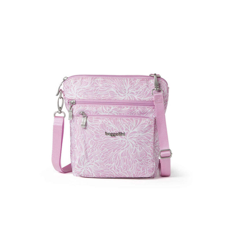 Baggallini Modern Pocket Crossbody Handbags pink blossom
