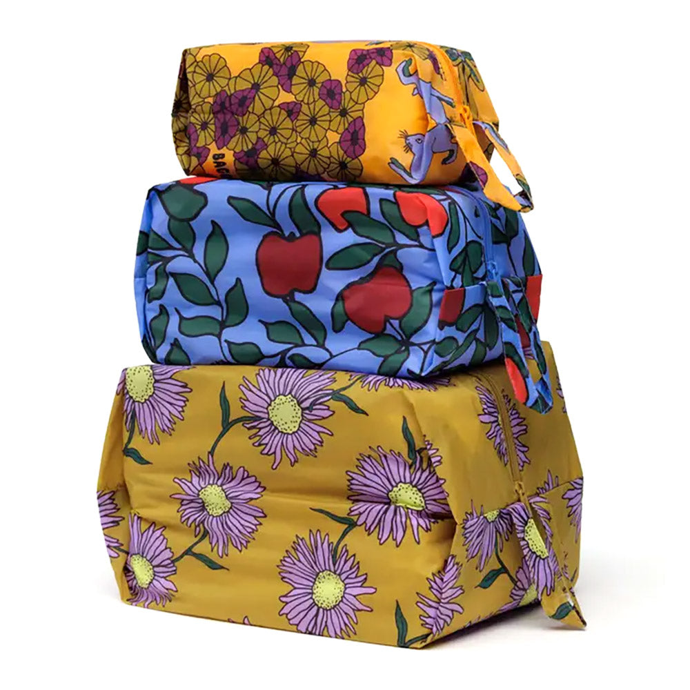 Baggu 3D Zip Set Accessories Night Orchard