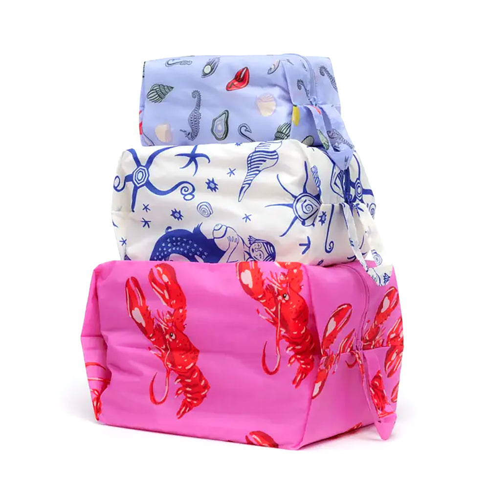 Baggu 3D Zip Set Accessories Sea Creature