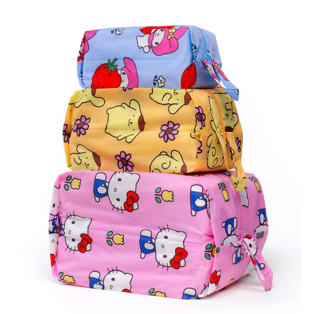 Baggu 3D Zip Set Accessories Hello Kitty and Friends Floral
