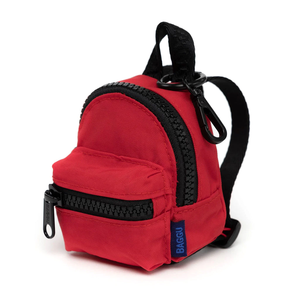 Baggu Backpack Charm Accessories Candy Apple Red