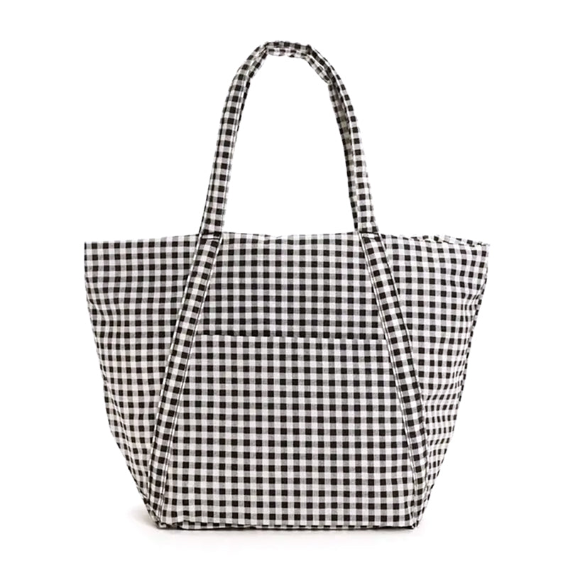 Baggu Cloud Bag Handbags Black & White Gingham