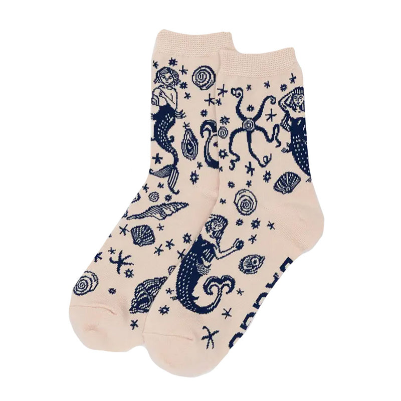 Baggu Crew Sock Womens Hosiery Mermaid