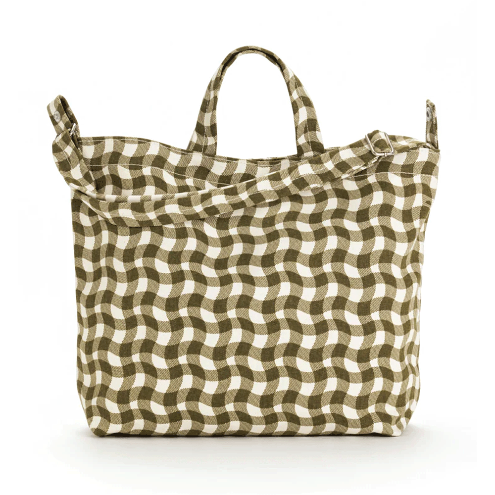 gingham brown