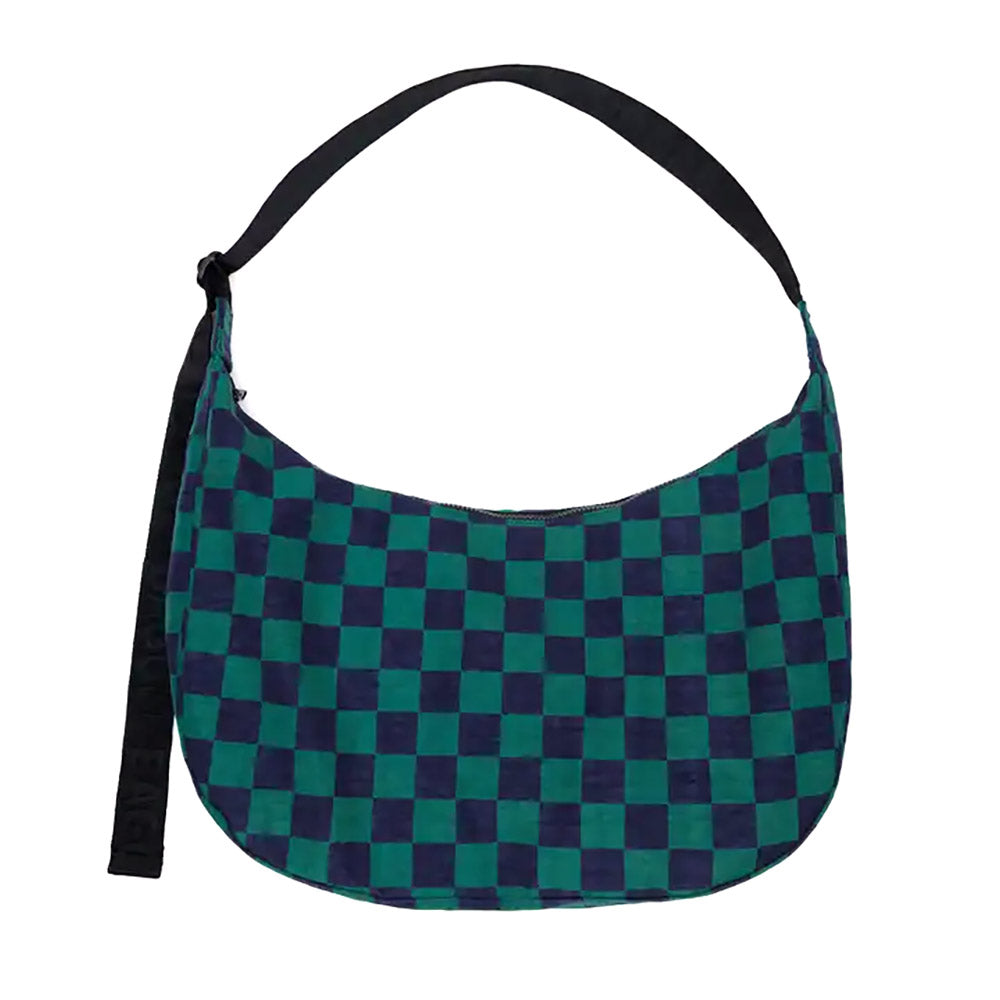 Navy Green Check