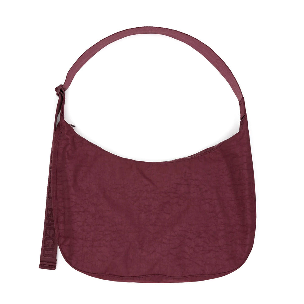 Baggu Large Nylon Crescent Bag Handbags Mahogany