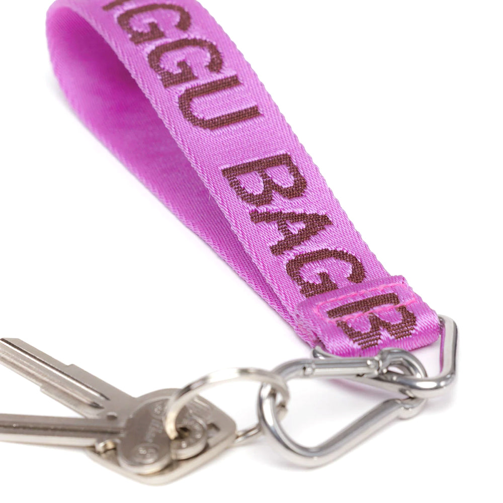 Baggu Logo Key Chain Accessories Pink
