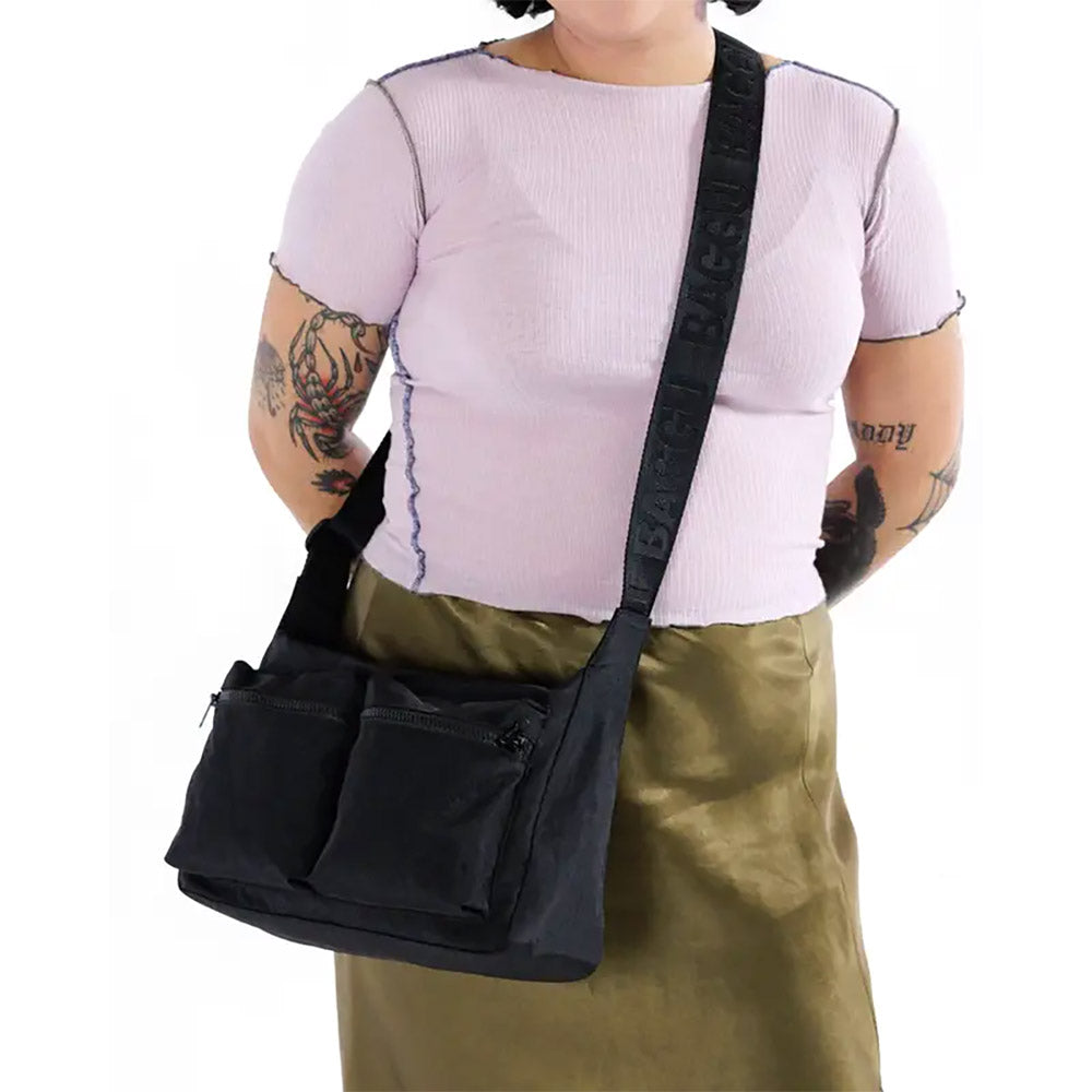 Baggu Medium Cargo Crossbody Handbags Black