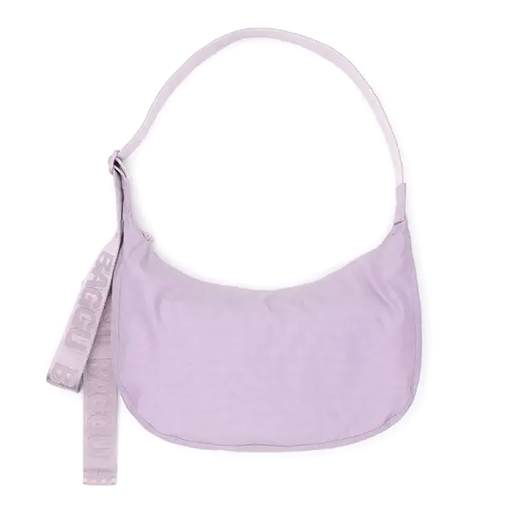 Medium Nylon Crescent Bag Black - Baggu