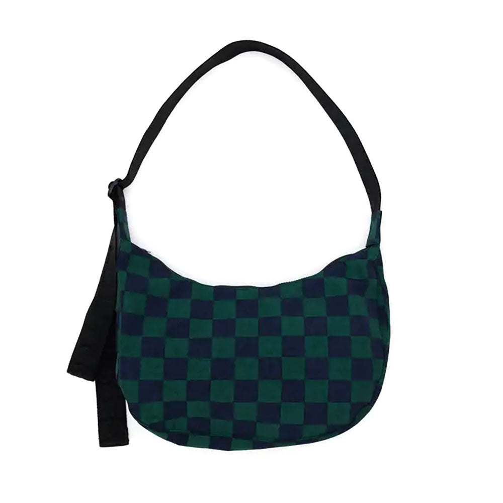 Navy Green Check