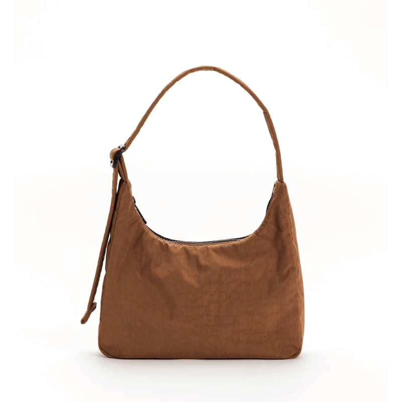 baggu Mini Nylon Shoulder Bag Handbags BROWN