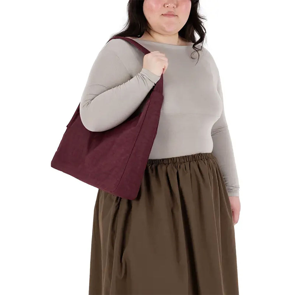 Baggu Nylon Shoulder Bag Handbags Mahogany