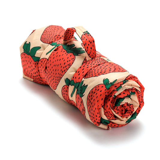 Baggu Puffy Picnic Blanket Accessories Strawberry