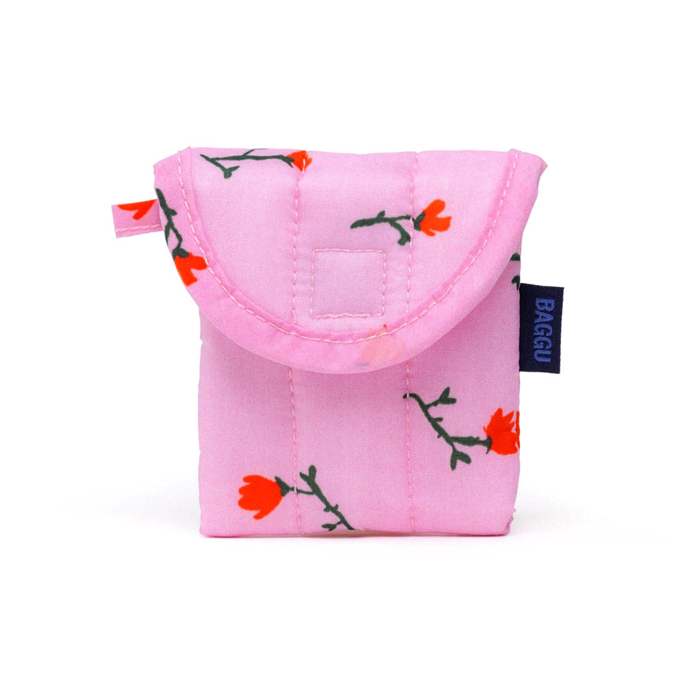 Baggu Puffy Earbuds Case Accessories Painted Wildflower