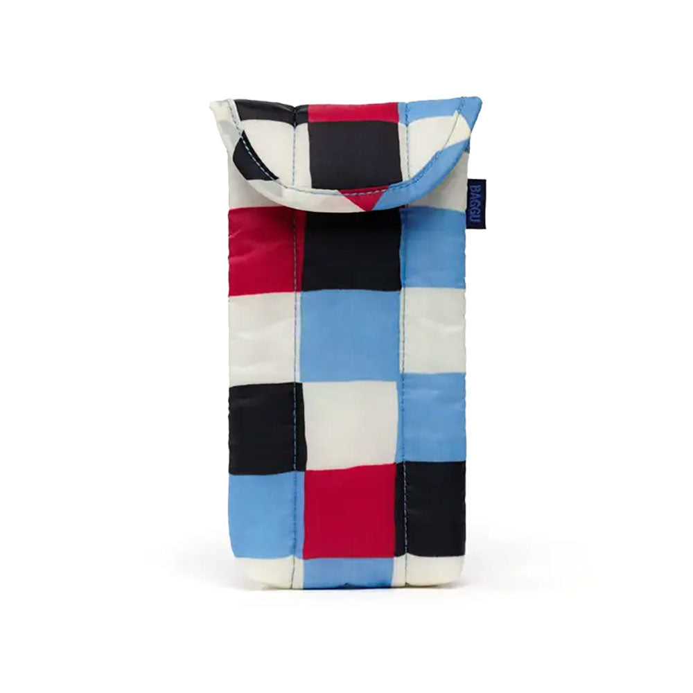 Baggu Puffy Glasses Sleeve Handbags Painted Check