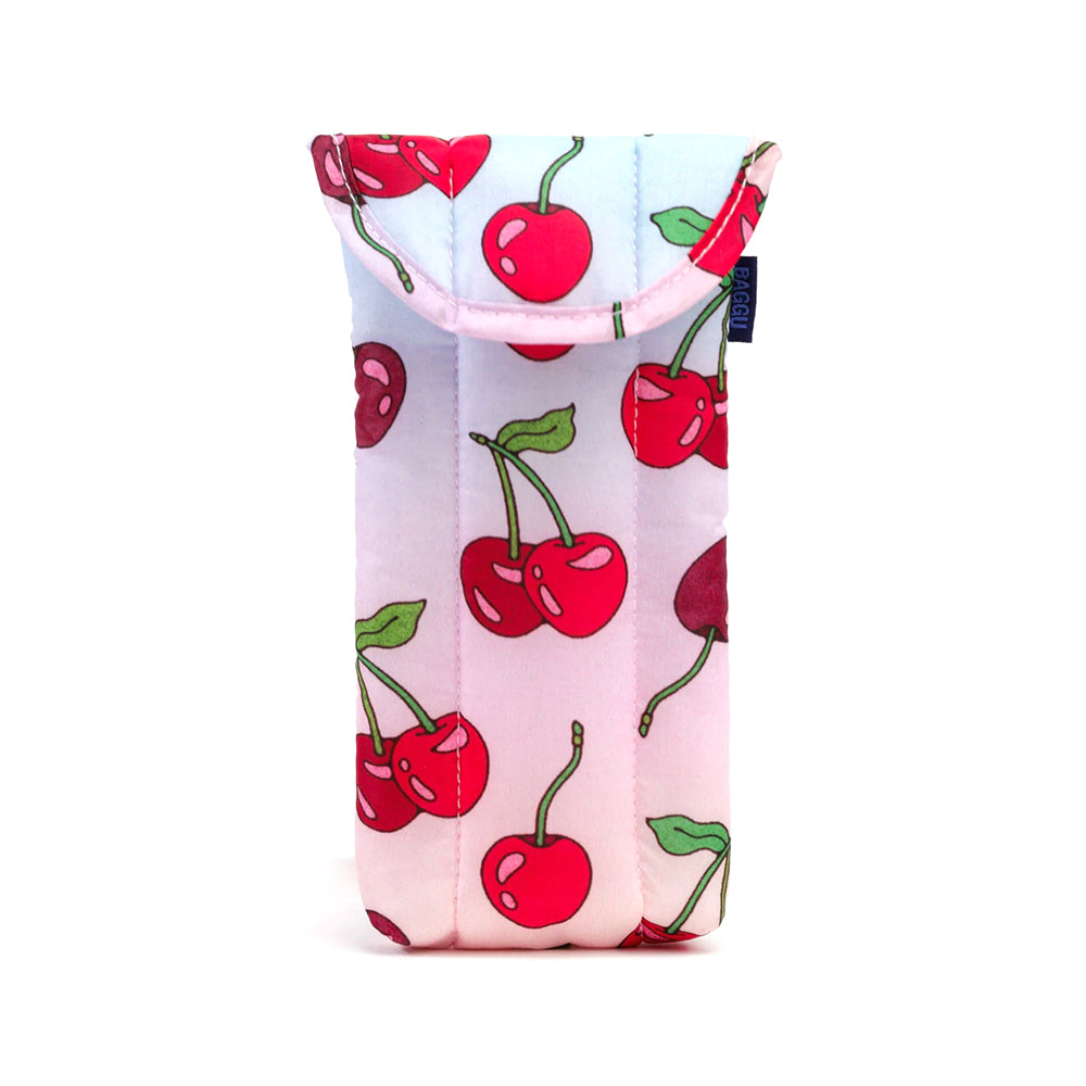 Baggu Puffy Glasses Sleeve Handbags Cheeries