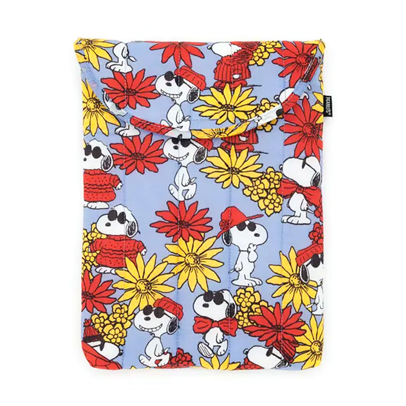 Baggu Puffy Laptop Sleeve Accessories Floral Snoopy