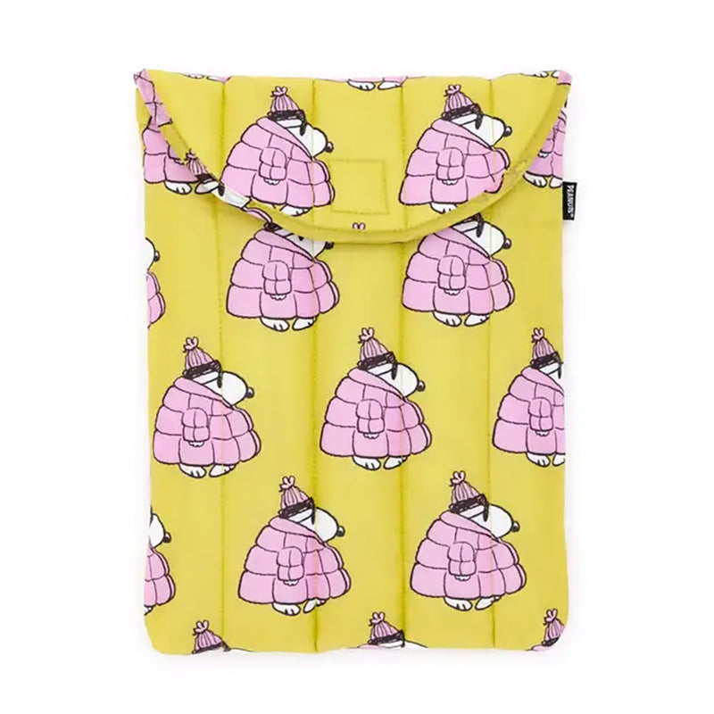 Baggu Puffy Laptop Sleeve Accessories Puffer Snoopy Pink