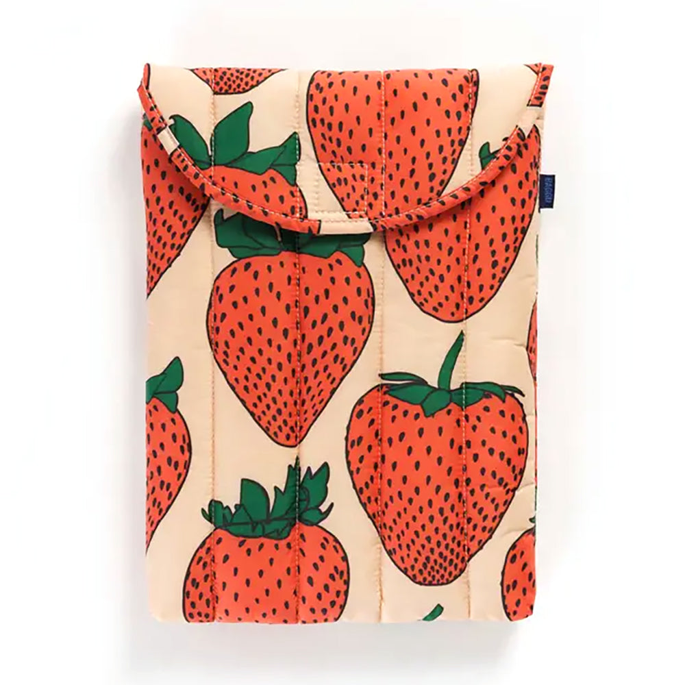 Baggu Puffy Laptop Sleeve 13" Accessories Strawberry