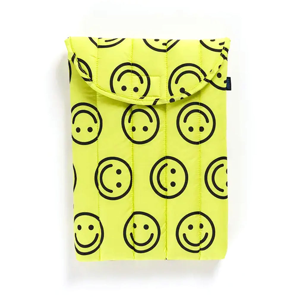 Baggu Puffy Laptop Sleeve 13" Accessories Yellow Happy