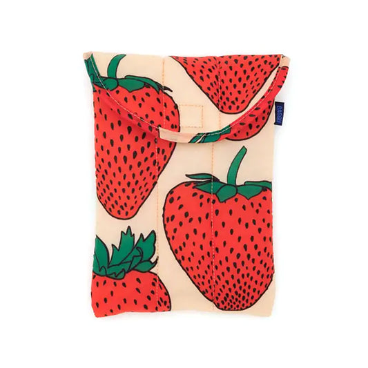 Baggu Puffy Tablet Sleeve 8" Handbags Strawberry