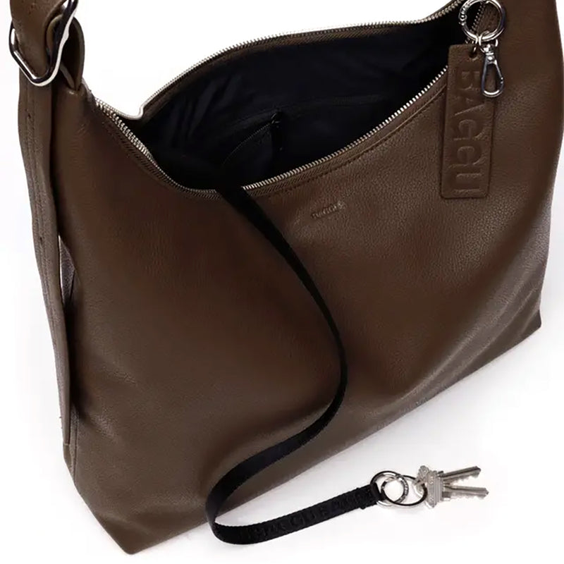Baggu Medium Recycled Leather Crescent Bag Handbags