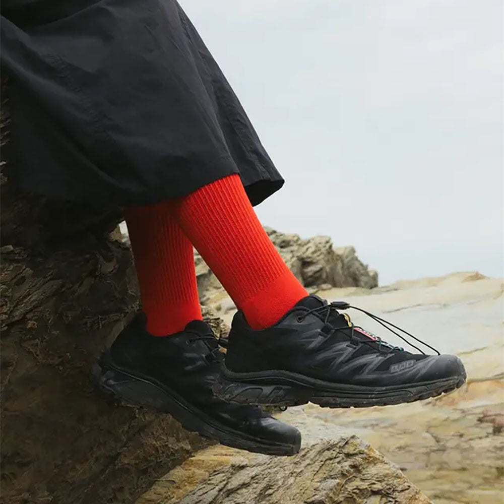 Baggu Ribbed Sock Womens Hosiery Candy Apple Red