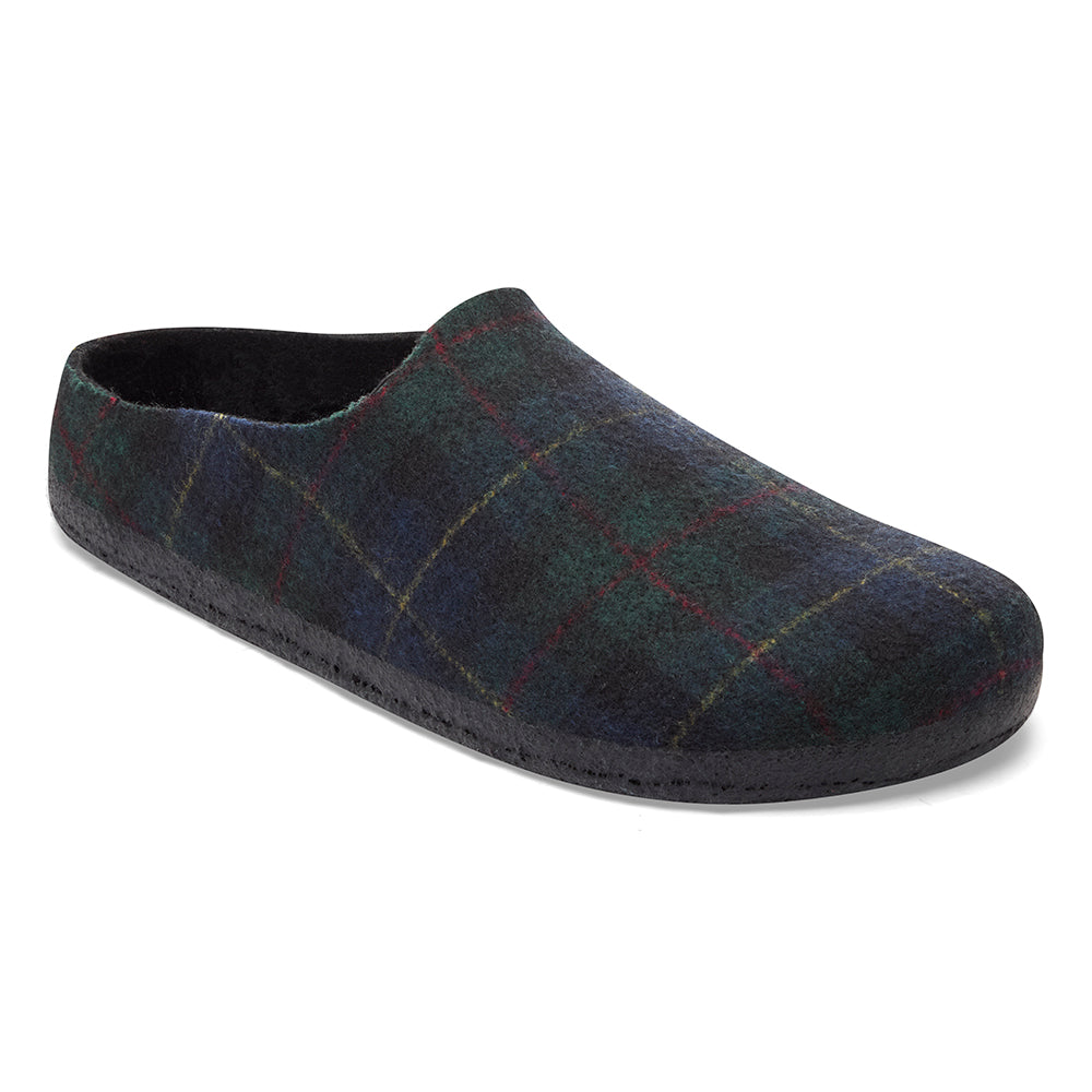 Birkenstock Amsterdam Shearling Clog Men's Mens Shoes Plaid Green