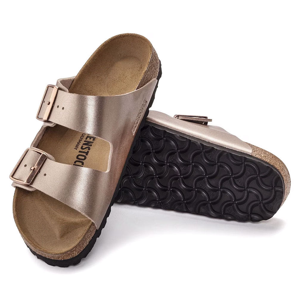 Birkenstock Arizona Copper Birko-Flor Womens Shoes