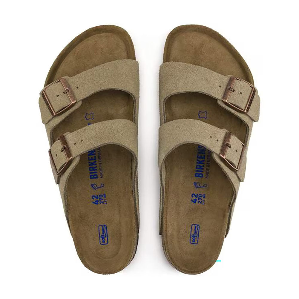 Birkenstock Arizona Soft Footbed Suede Womens Shoes