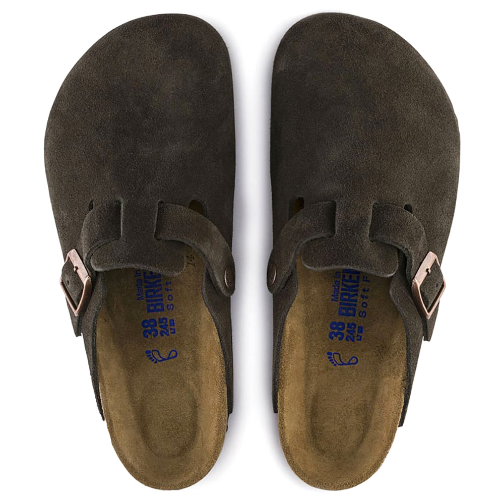Birkenstock Unisex Boston Soft Suede EVA Sole Clog | Simons Shoes
