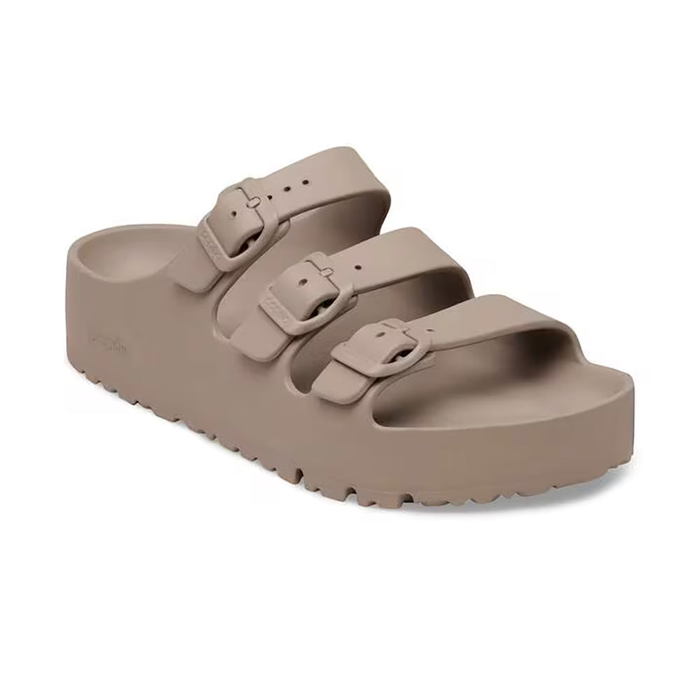 Birkenstock Florida III Flex Platform EVA Womens Shoes Taupe