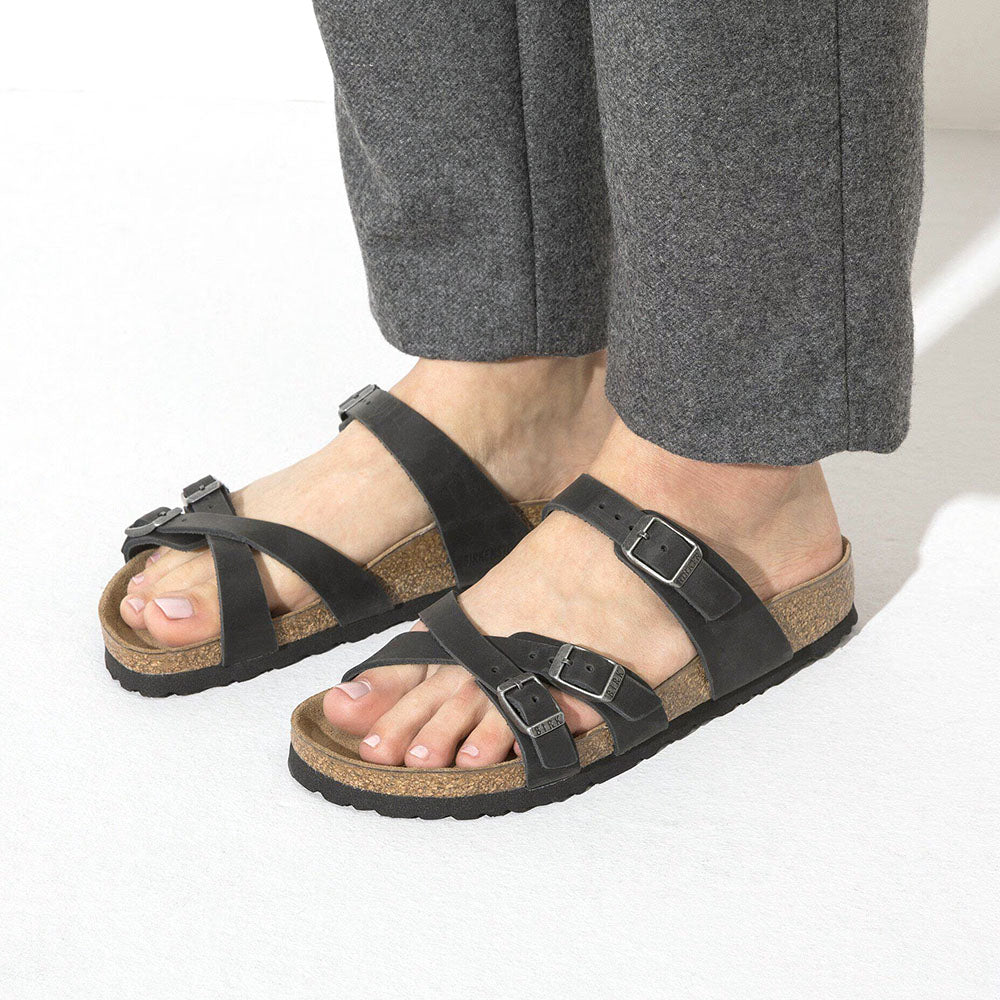 Birkenstock Franca Oiled Leather Womens Shoes