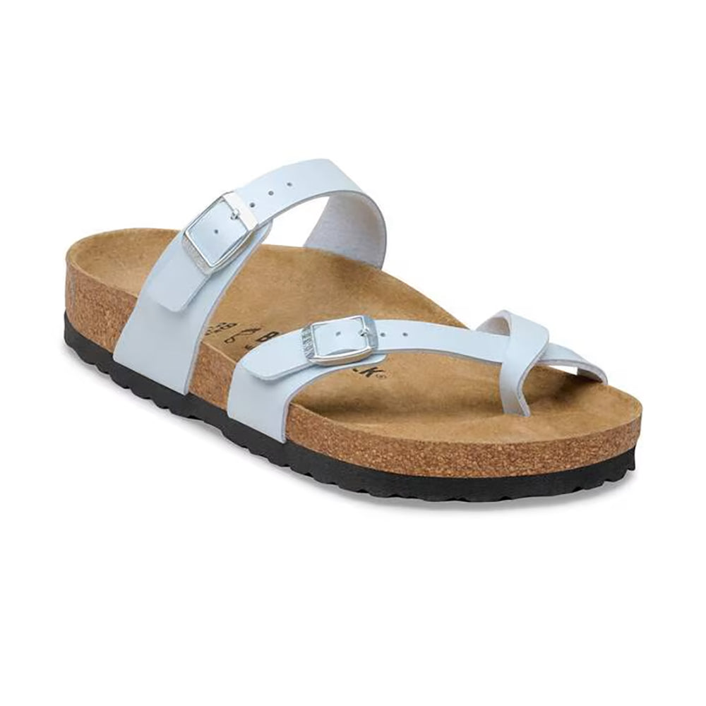 Birkenstock Mayari Cross Strap Sandal Womens Shoes Graceful Baby Blue