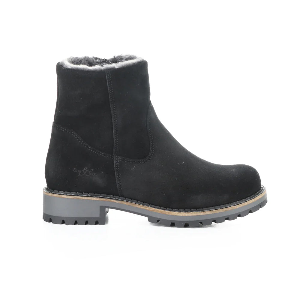 Bos & Co Calib Womens Waterproof Suede Cropped Bootie | Simons Shoes