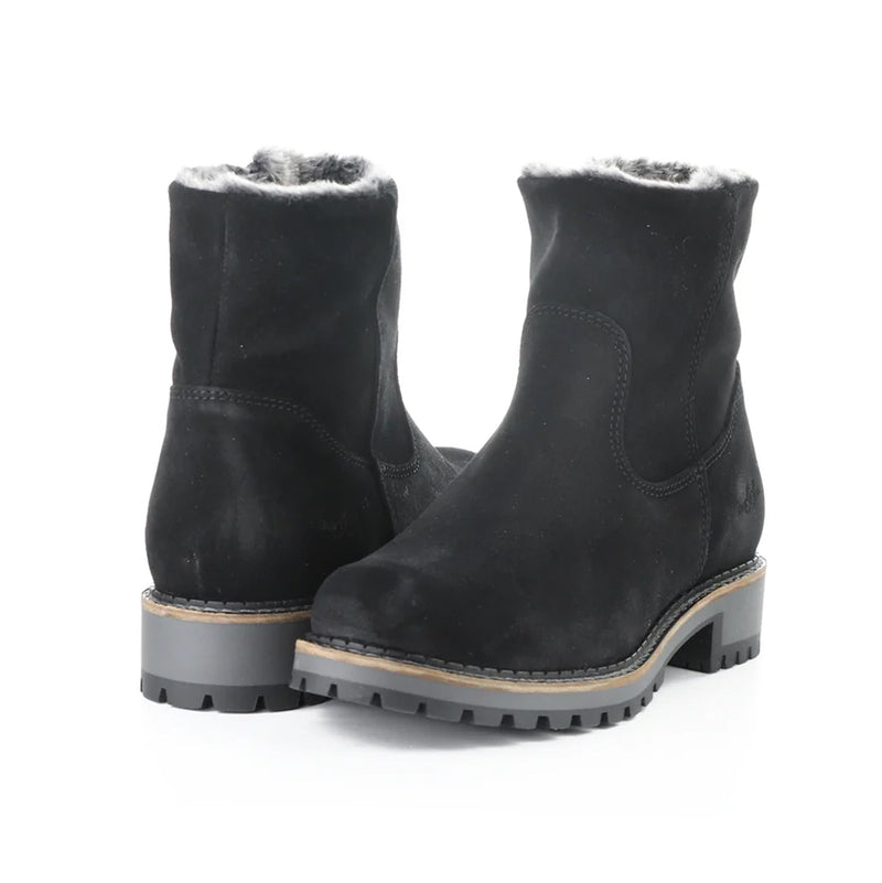 Bos & Co Calib Womens Waterproof Suede Cropped Bootie | Simons Shoes