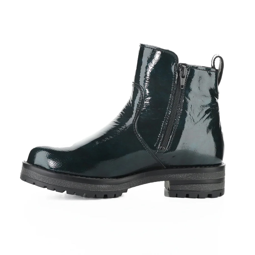 Bos & Co Patent Leather Power Waterproof Womens Ankle Boot