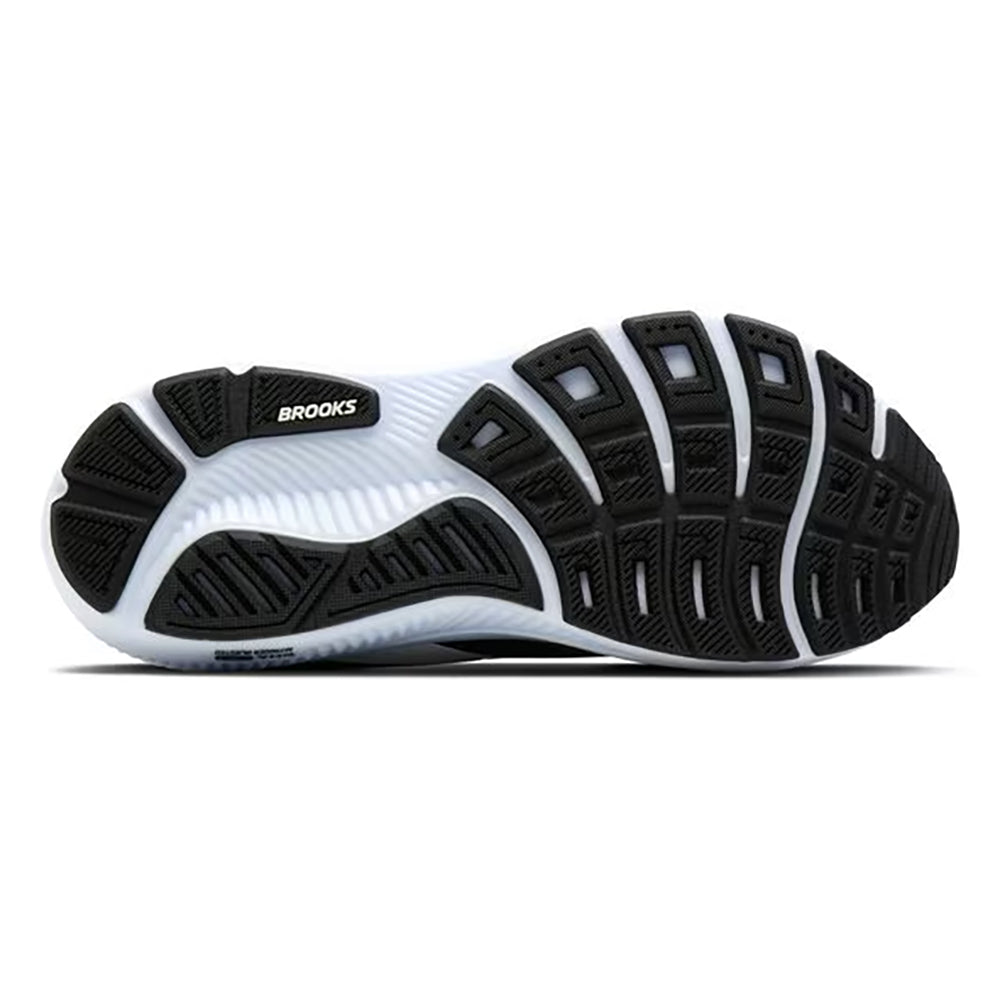 Brooks Women's Ghost 18 Athletic Running Walking Everyday Comford Sneaker, Black and White Ghost 18 Womens