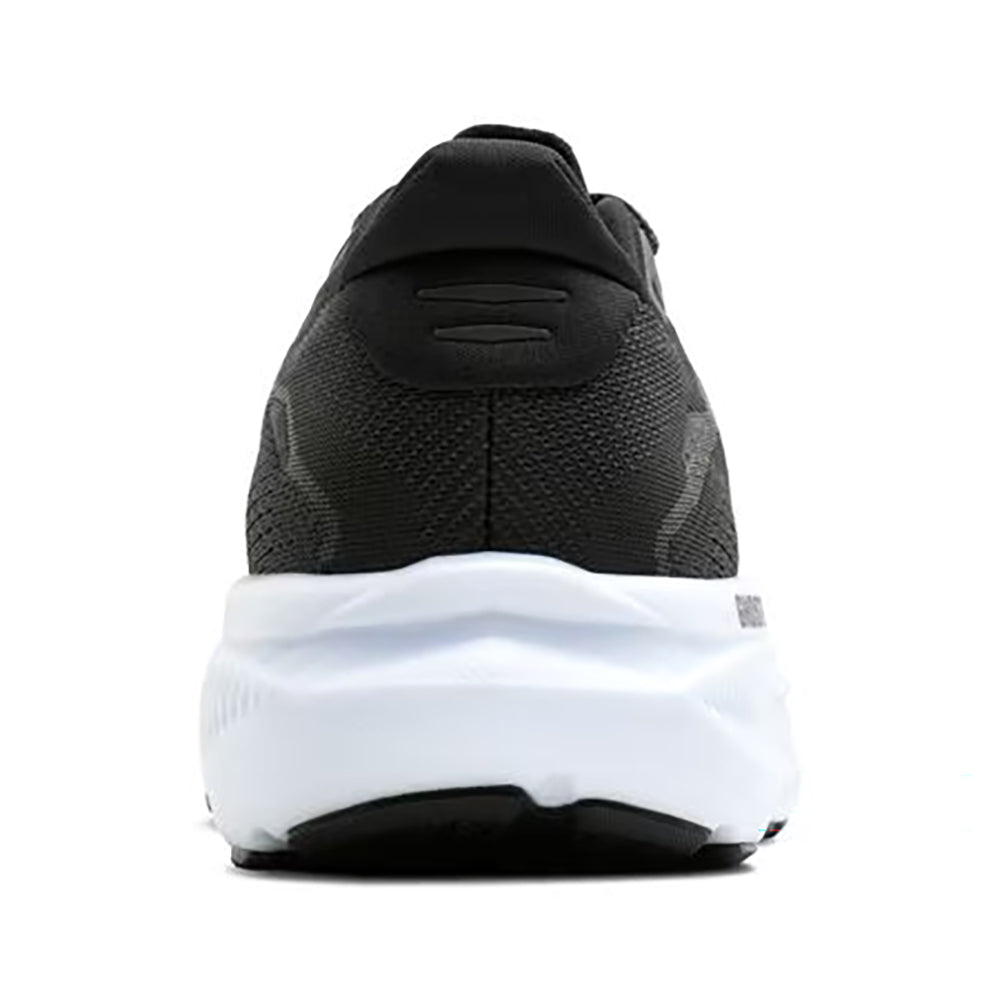 Brooks Women's Ghost 18 Athletic Running Walking Everyday Comford Sneaker, Black and White Ghost 18 Womens