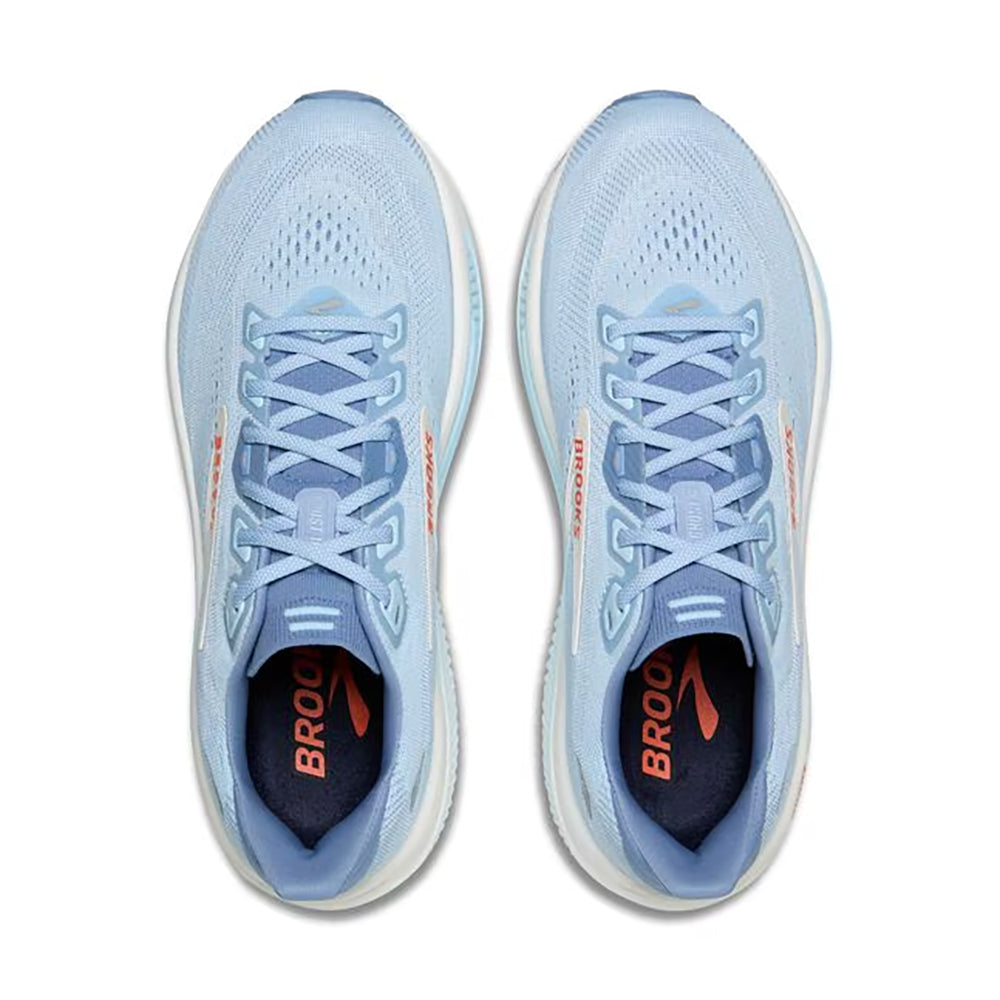 Brooks Women's Ghost 18 Athletic Running Walking Everyday Comford Sneaker, Nantucket Tigerlily Coconut 