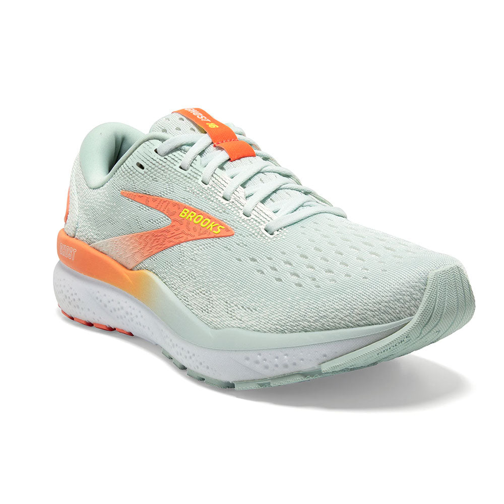 Brooks Ghost 16 Womens Womens Shoes Skylight/Coconut/Sunset