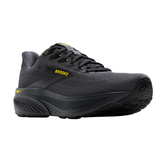 Brooks Men's Ghost 17 Mens Shoes Ebony/Black/Yellow