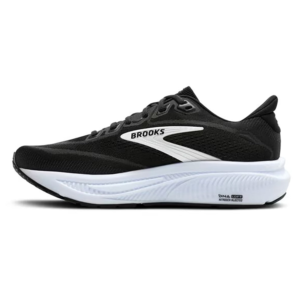 Brooks Ghost 18 Mens Black and White Everyday Running Comfort Sneaker