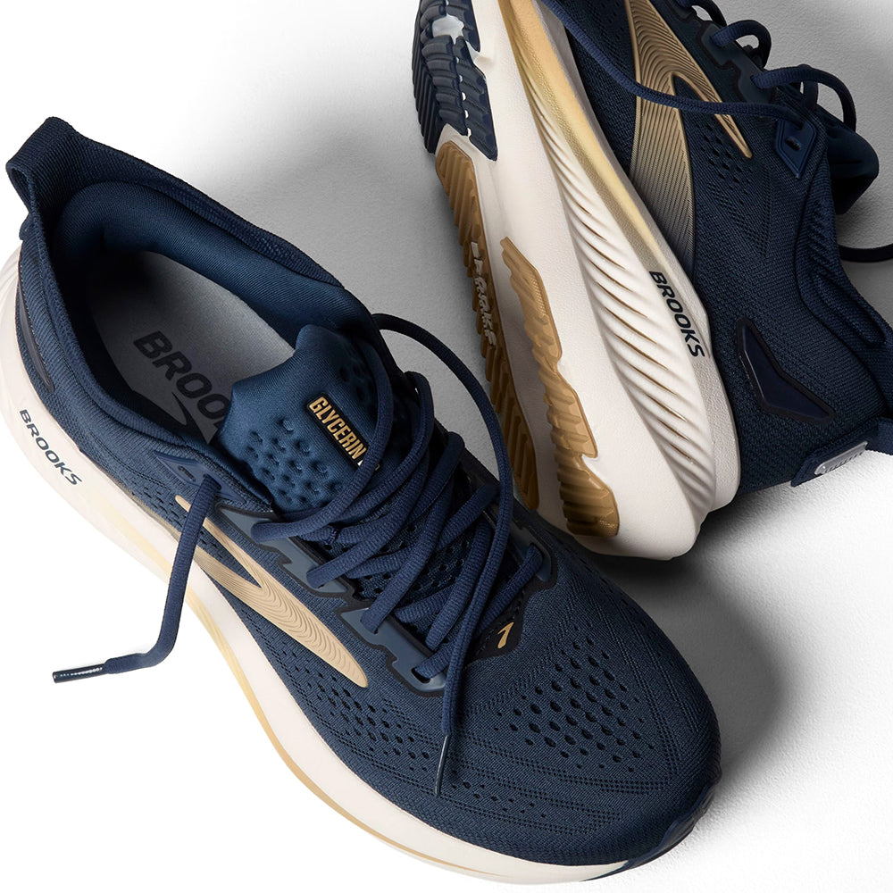  Brooks Glycerin 23 Mens Running Shoe Everyday Shoe Blue Spellbound Starfish