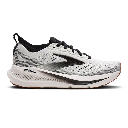  Brooks Glycerin 23 Mens Running Shoe Everyday Shoe White Black Gum