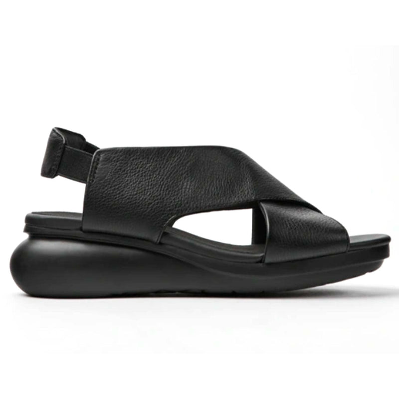 Camper Balloon Wedge Womens Shoes Black